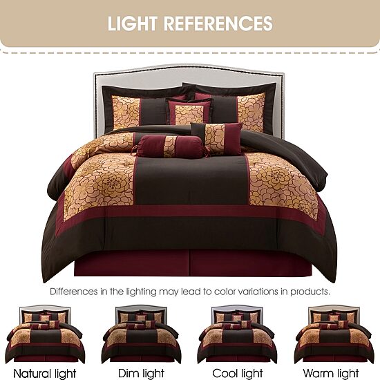 Stratford Park Emery 7-pc. Midweight Complete Bedding Set