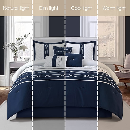 Stratford Park Kayden 7pc Midweight Comforter Set