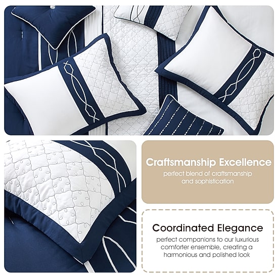 Stratford Park Kayden 7pc Midweight Comforter Set