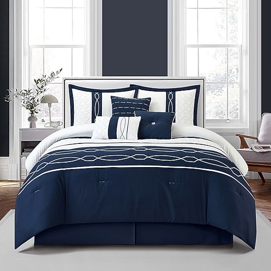Stratford Park Kayden 7pc Midweight Comforter Set