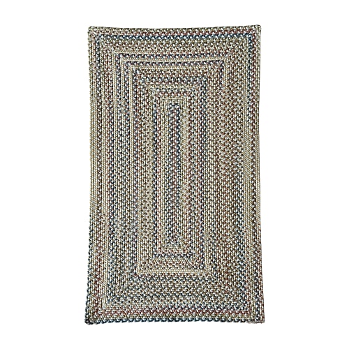 Capel Inc. 27x48 Andreanna Braided Reversible Indoor Rectangular Area Rug In Blue