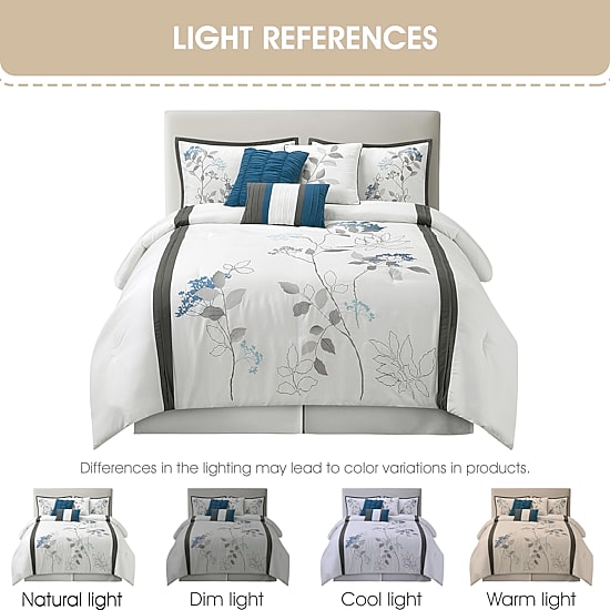 Stratford Park Clarissa 7-pc. Midweight Comforter Set