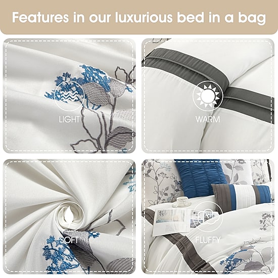 Stratford Park Clarissa 7-pc. Midweight Comforter Set