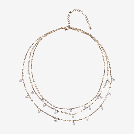 Bijoux Bar Delicates Womens 16 Inch Cable Chain Necklace