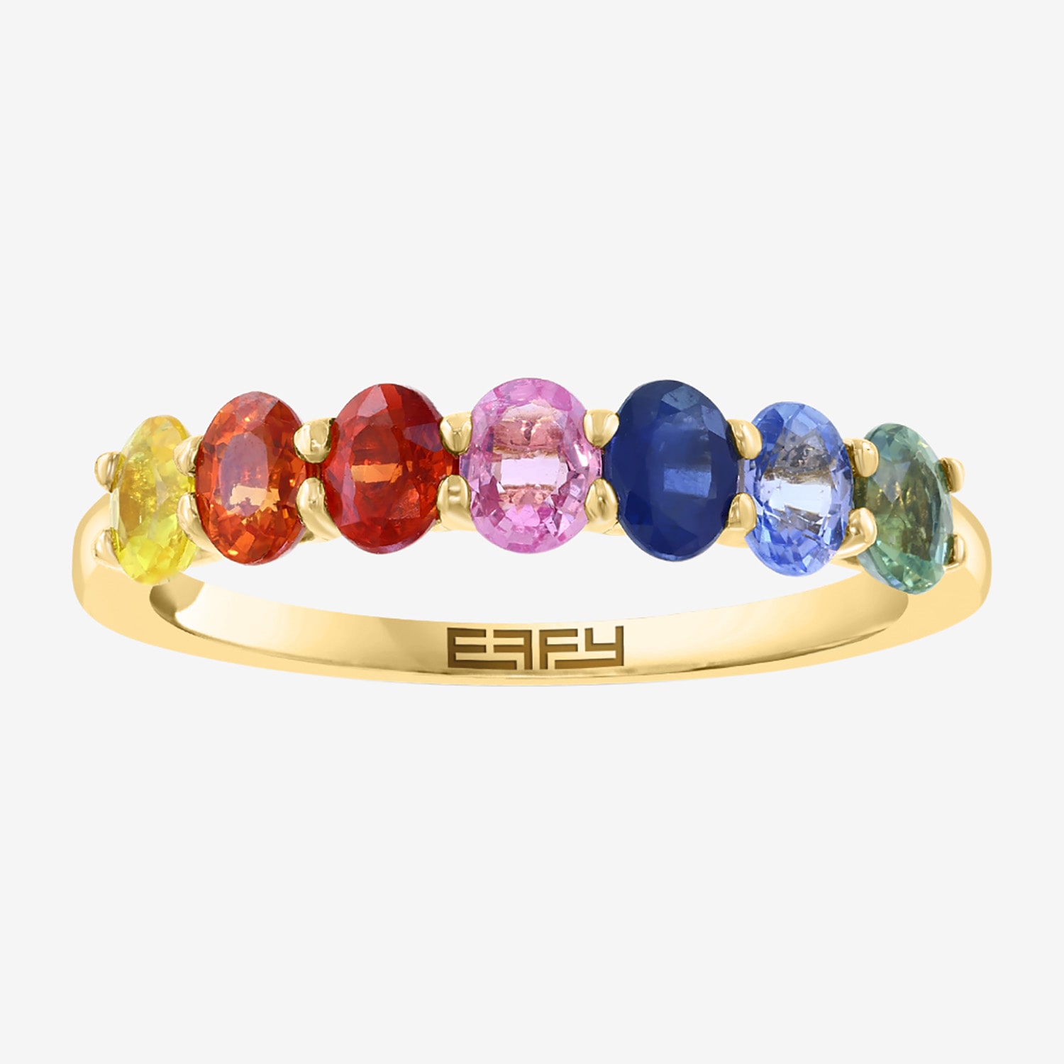 Effy Final Call Limited Quantities! Womens Genuine Sapphire 14K Gold Over Silver Band