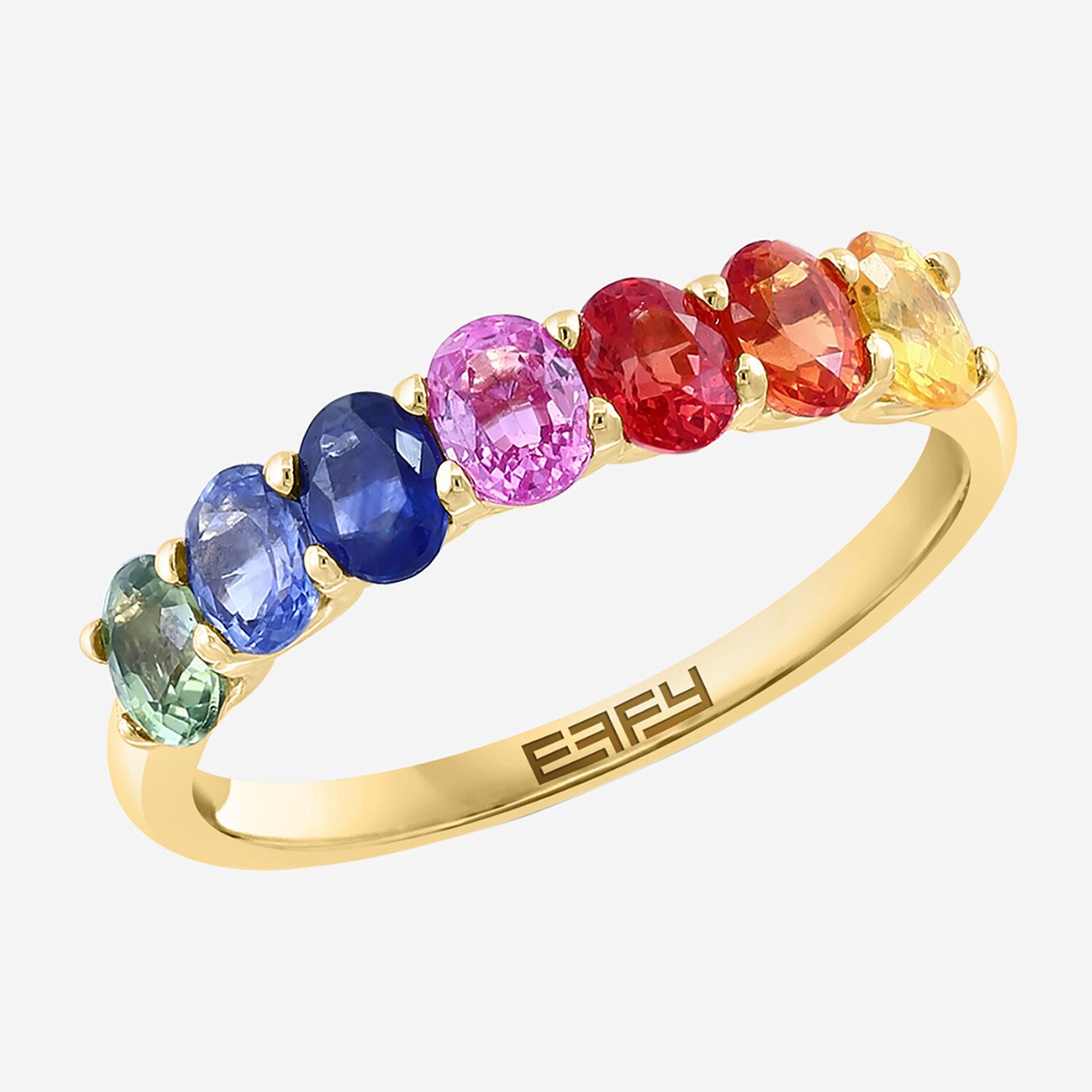 Effy Final Call Limited Quantities! Womens Genuine Sapphire 14K Gold Over Silver Band