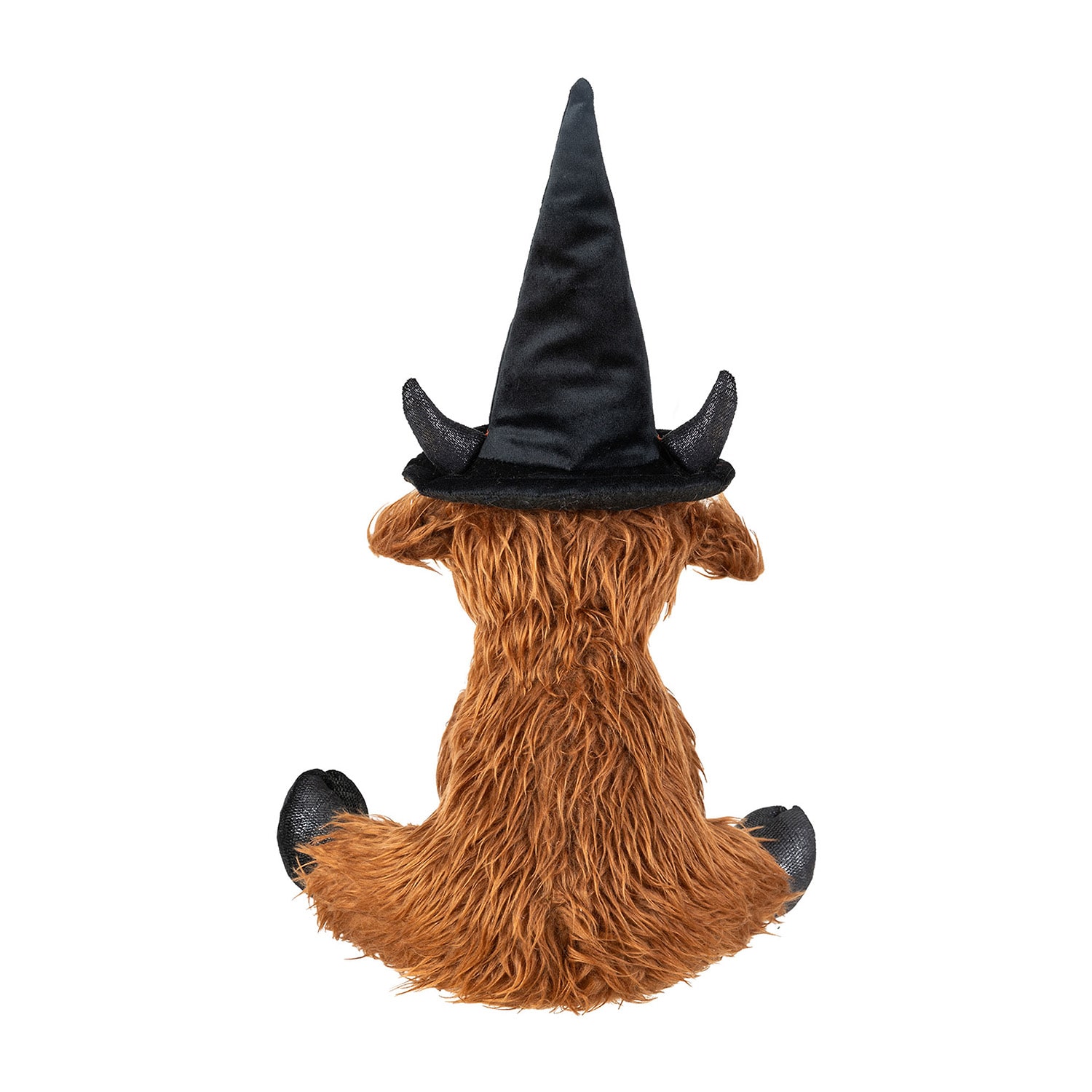 Glitzhome 19" Fabric Highland Cow Halloween Tabletop Decor
