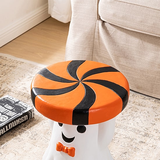 Glitzhome 15" Ghost Stool Bar Stool
