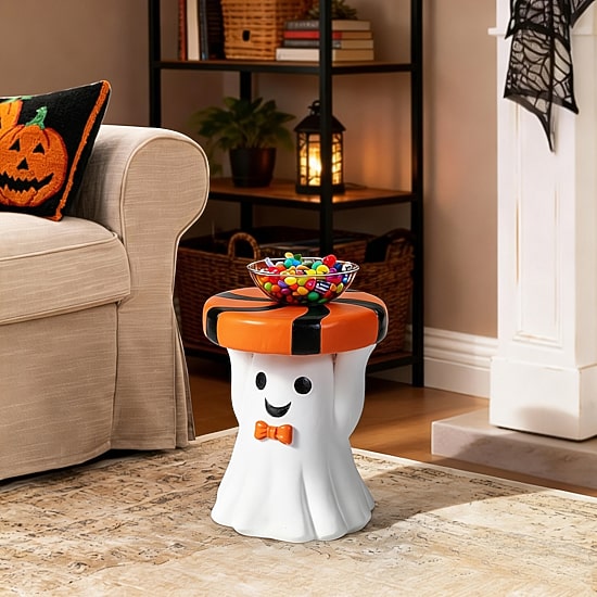 Glitzhome 15" Ghost Stool Bar Stool
