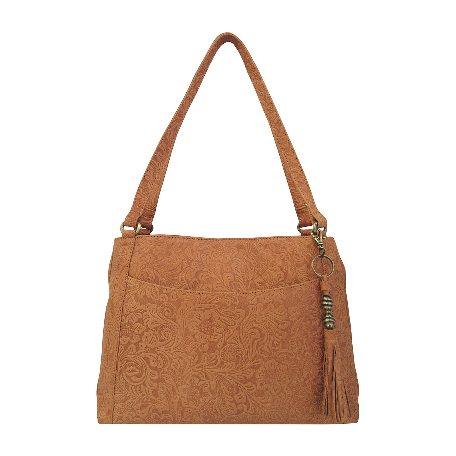 Bueno of California Great American Leather Tote Bag