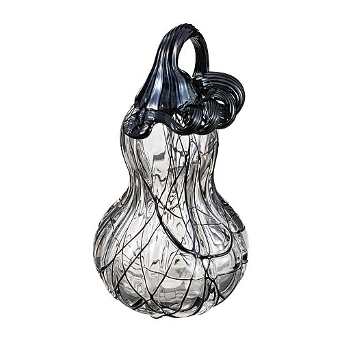 Glitzhome 9" Abstract Black And White Halloween Tabletop Decor
