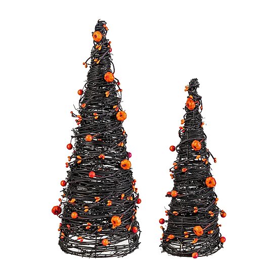 Glitzhome Eucalyptus With Bats Tabletop Tree