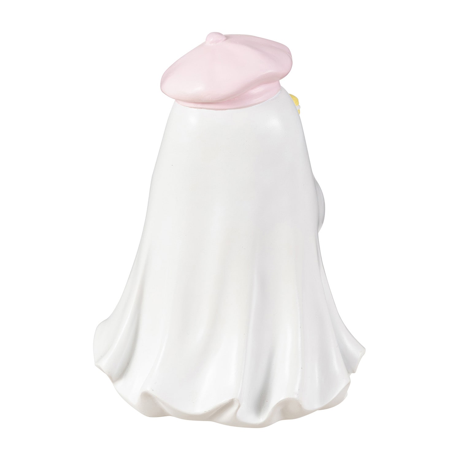 Glitzhome 10"Polyresin Ghost With Macarons Halloween Tabletop Decor