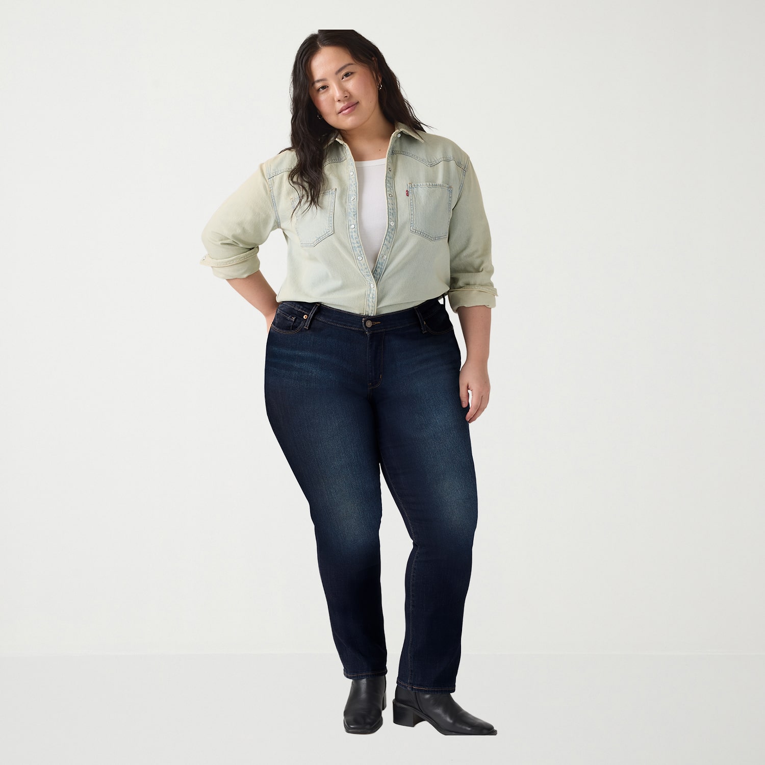Levi's® Womens Plus Classic Straight Jean