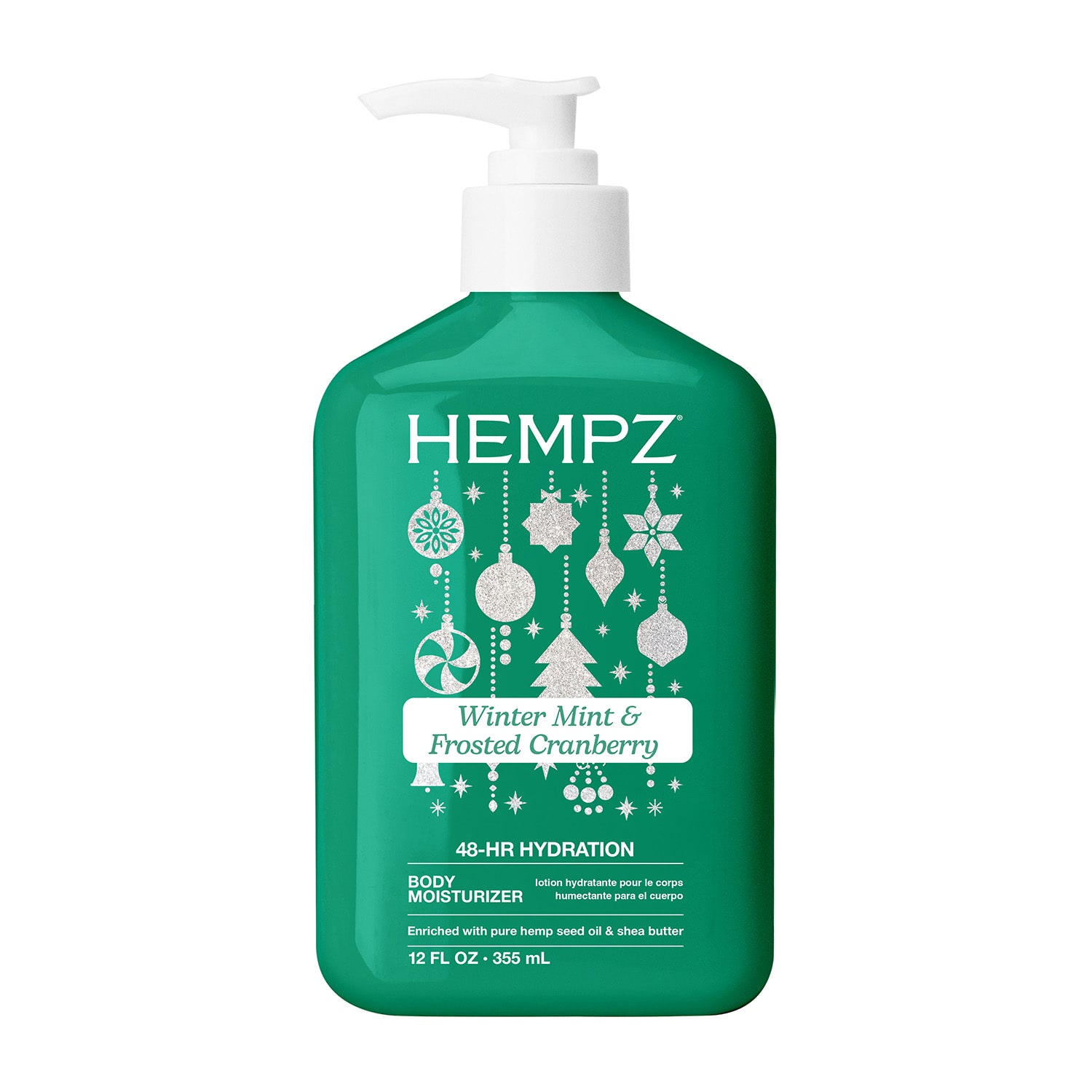 Hempz Winter Mint & Frosted Cranberry Body Moisturizer 12 Fl.Oz.
