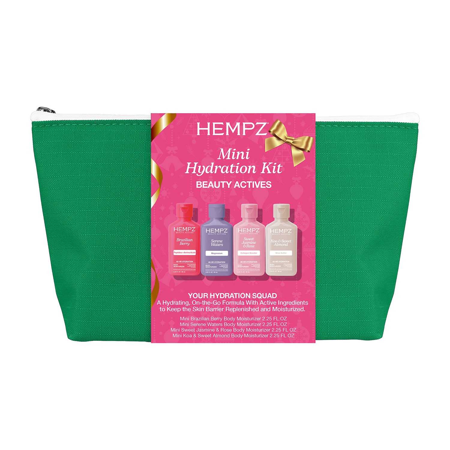 Hempz Holiday Hydration Beauty Actives Mini Body Moisturizer Gift Set