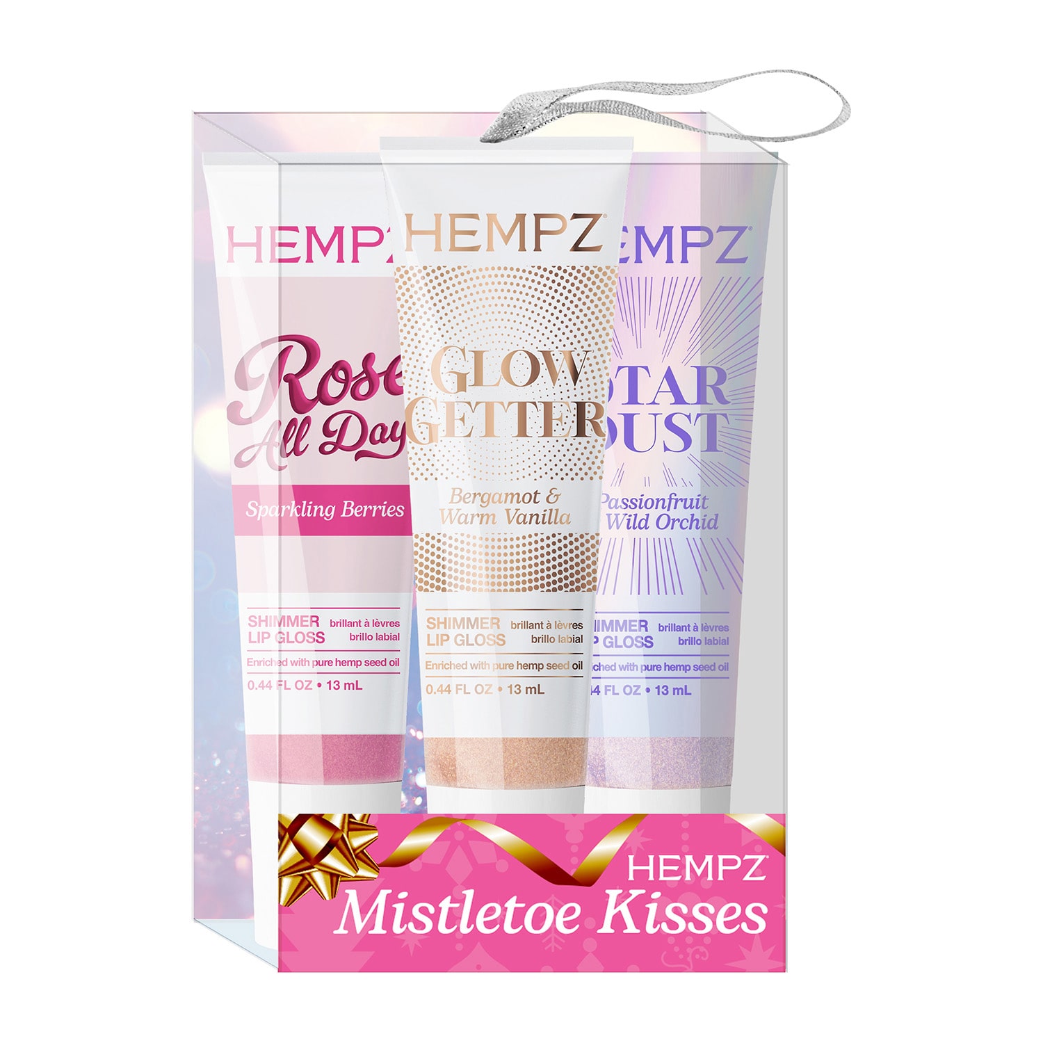 Hempz Mistletoe Kisses Shimmer Lip Balm Gift Set