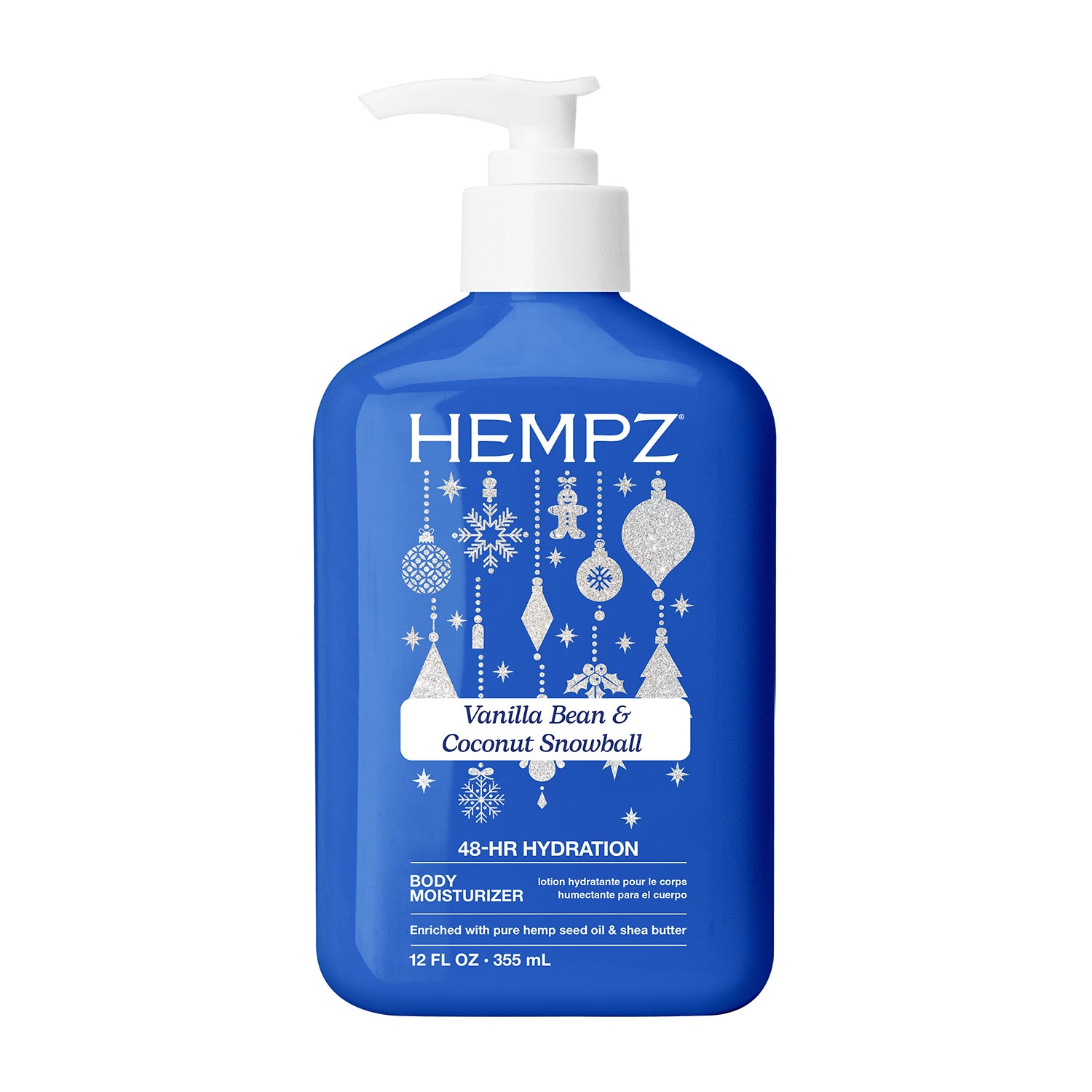 Hempz Vanilla Bean & Coconut Snowball Body Moisturizer 12 Fl.Oz.