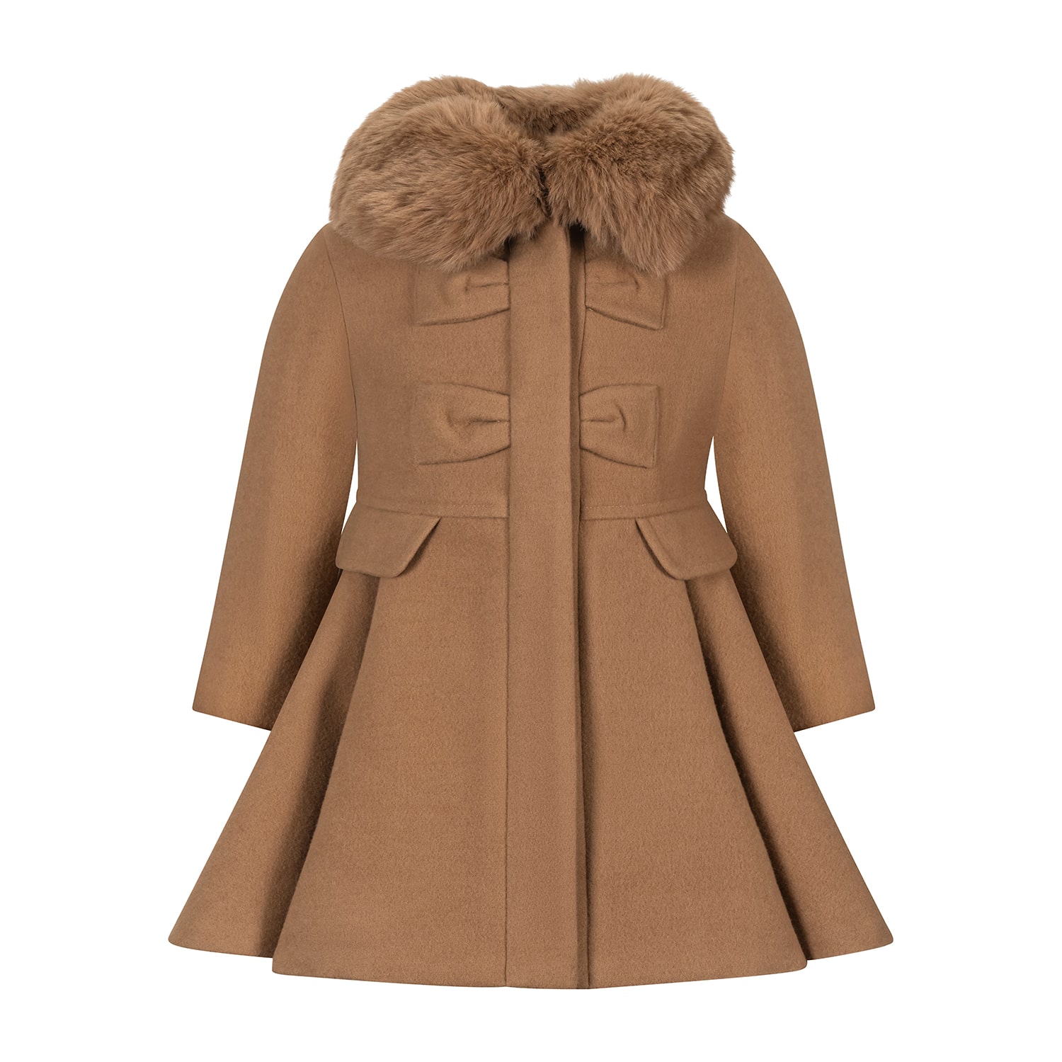 S Rothschild Toddler Girls Midweight Fit & Flare Coat