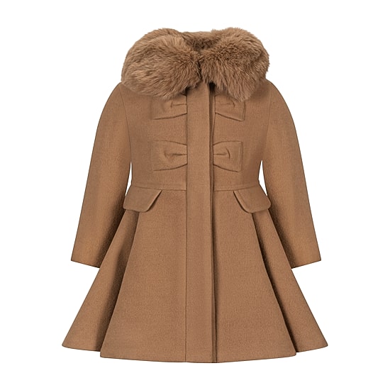 S Rothschild Toddler Girls Midweight Fit & Flare Coat