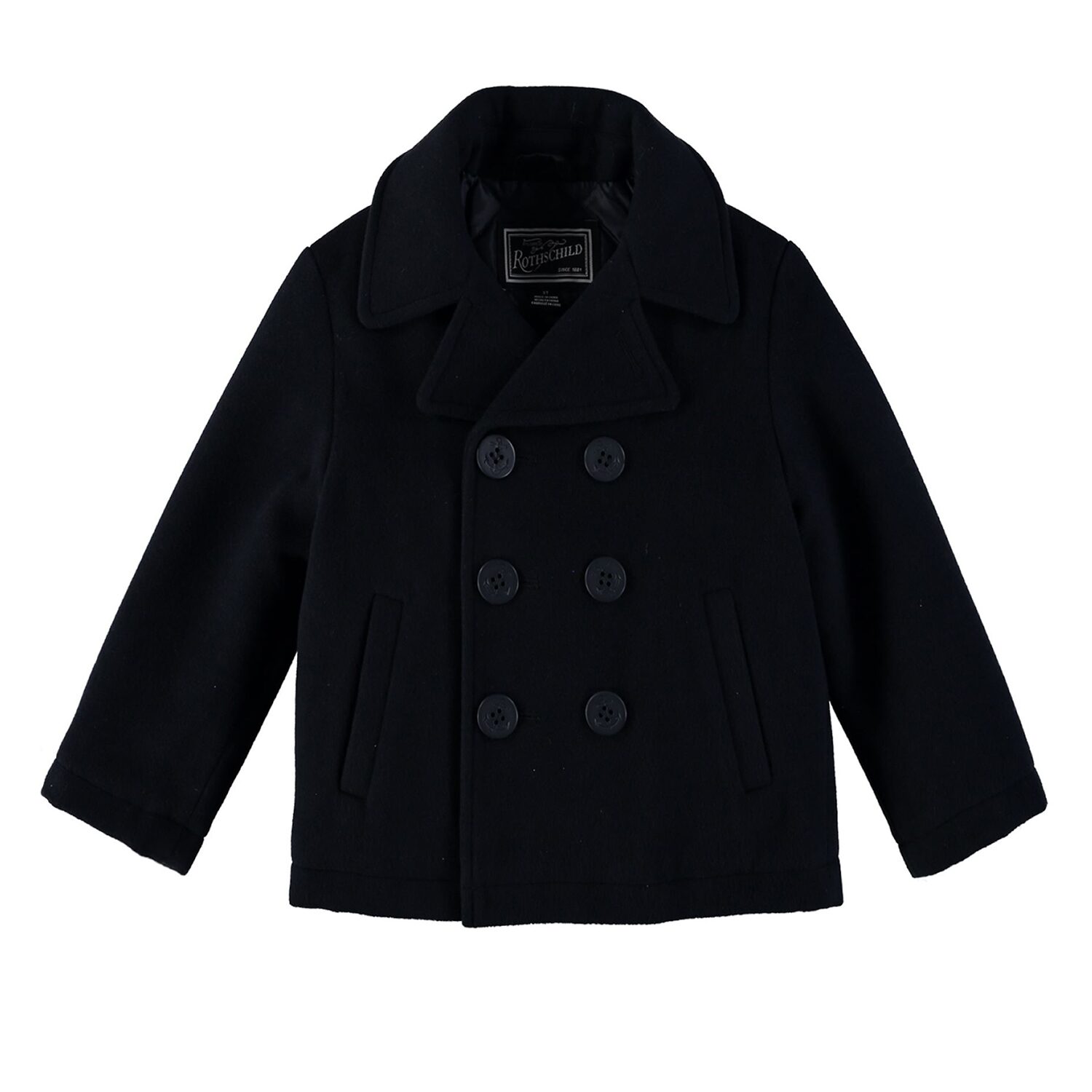 S Rothschild Toddler Boys Midweight Peacoat