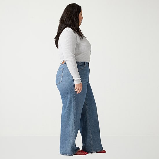 Levis Womens Plus Cinch Baggy
