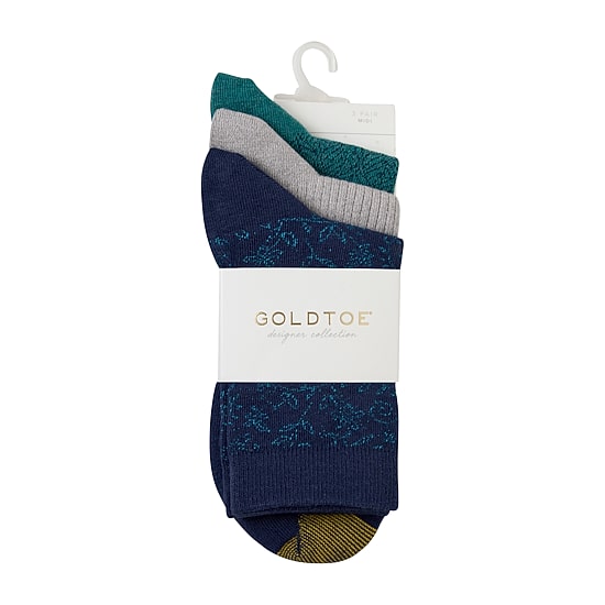 Gold Toe Womens 3 Pair Quarter Ankle Socks