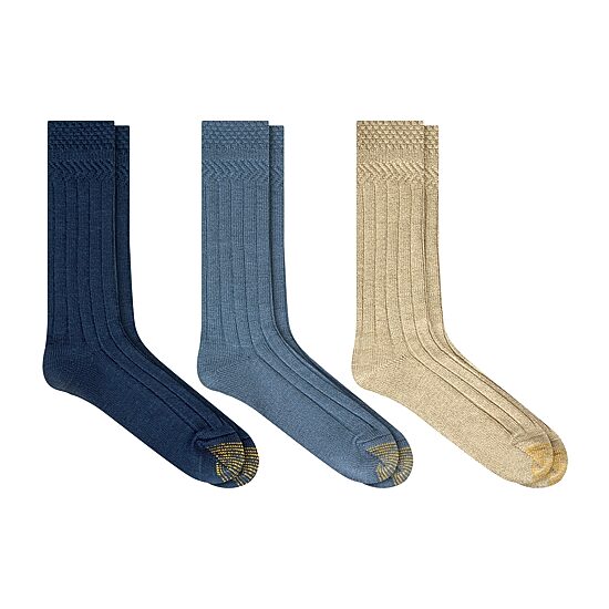 Gold Toe Womens 6 Pair Crew Socks