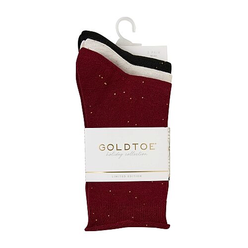 Gold Toe Womens 3 Pair Quarter Ankle Socks In Brown