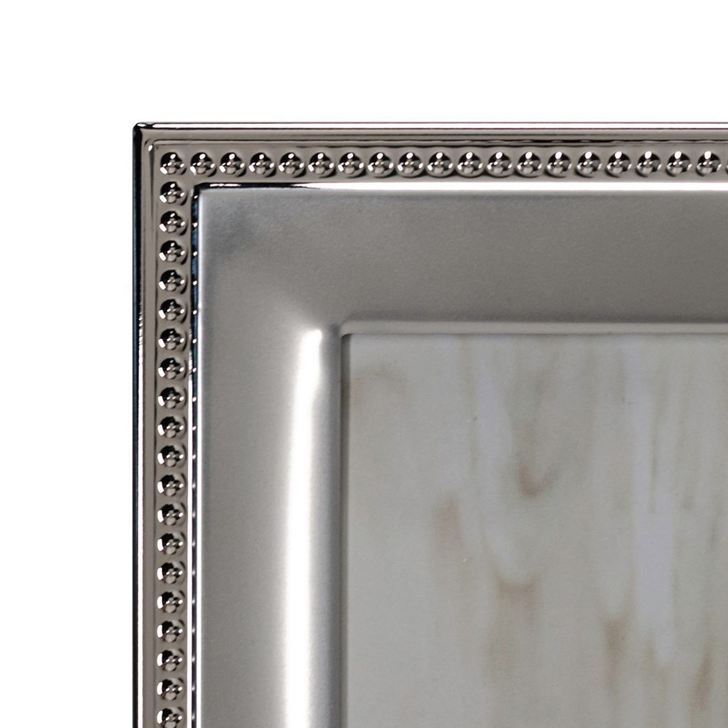 Malden 8x10 2-Tone Silver Bead 1-Opening Tabletop Frame