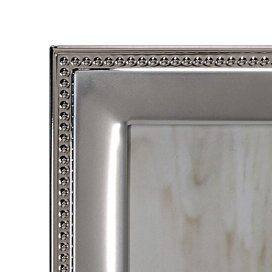 Malden 8x10 2-Tone Silver Bead 1-Opening Tabletop Frame