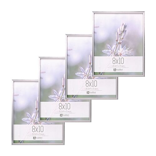 Malden 4 Pk 5x7 Tt Silver 4-pc. Picture Frame Set