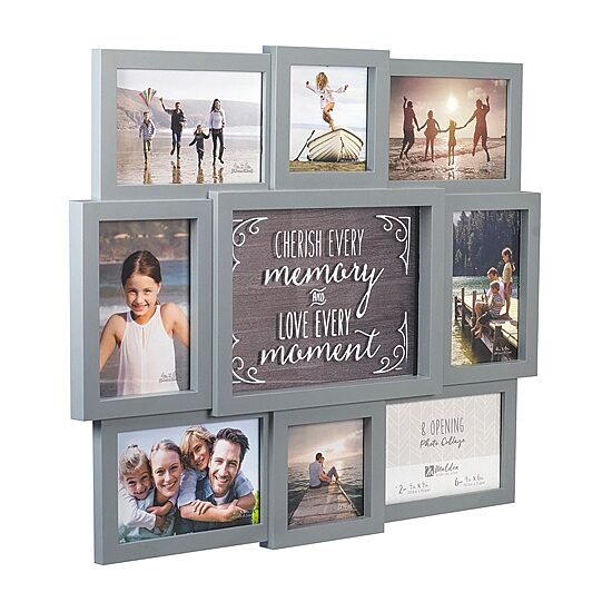 Malden 8-Op Cherish Every Memory 8-Opening Collage Frame