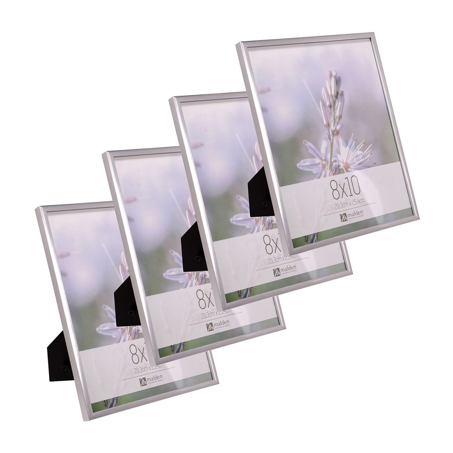 Malden 4 Pk 5x7 Tt Silver 4-pc. Picture Frame Set