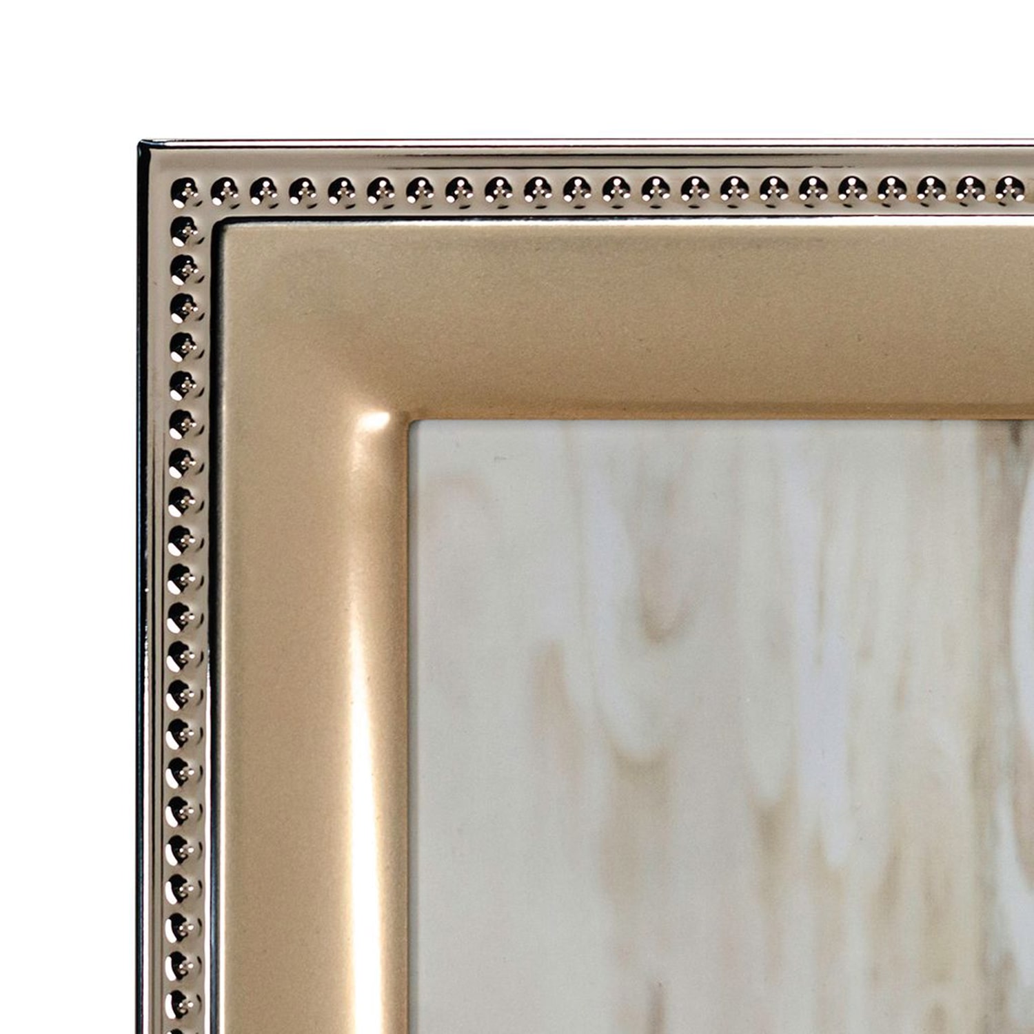 Malden 8x10 2-Tone Gold Bead 1-Opening Tabletop Frame