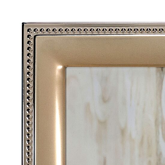 Malden 8x10 2-Tone Gold Bead 1-Opening Tabletop Frame