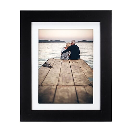 Malden 9x12/11x14 Manhattan Black 1-Opening Wall Frame
