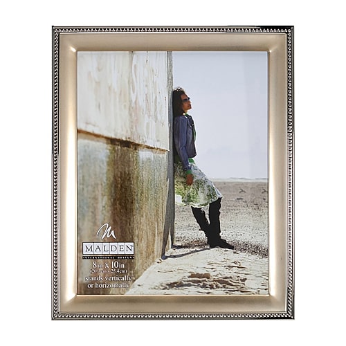 Malden 8x10 2-tone Gold Bead 1-opening Tabletop Frame In Yellow