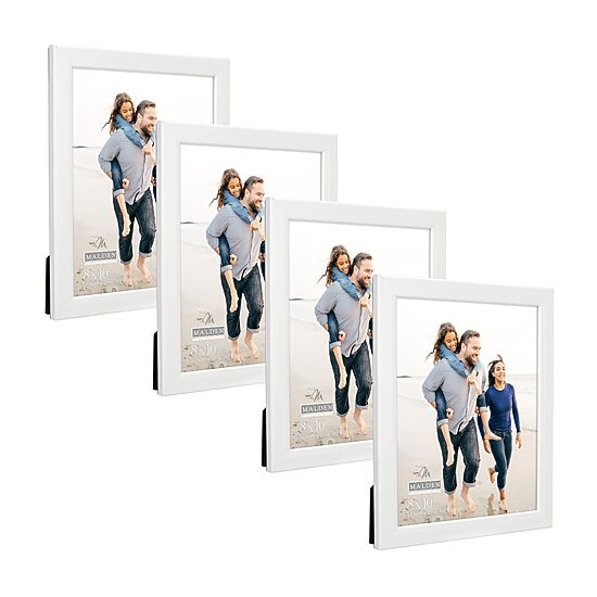 Malden 4 Pk. 8x10 White Mjr Gv 4-pc. Picture Frame Set