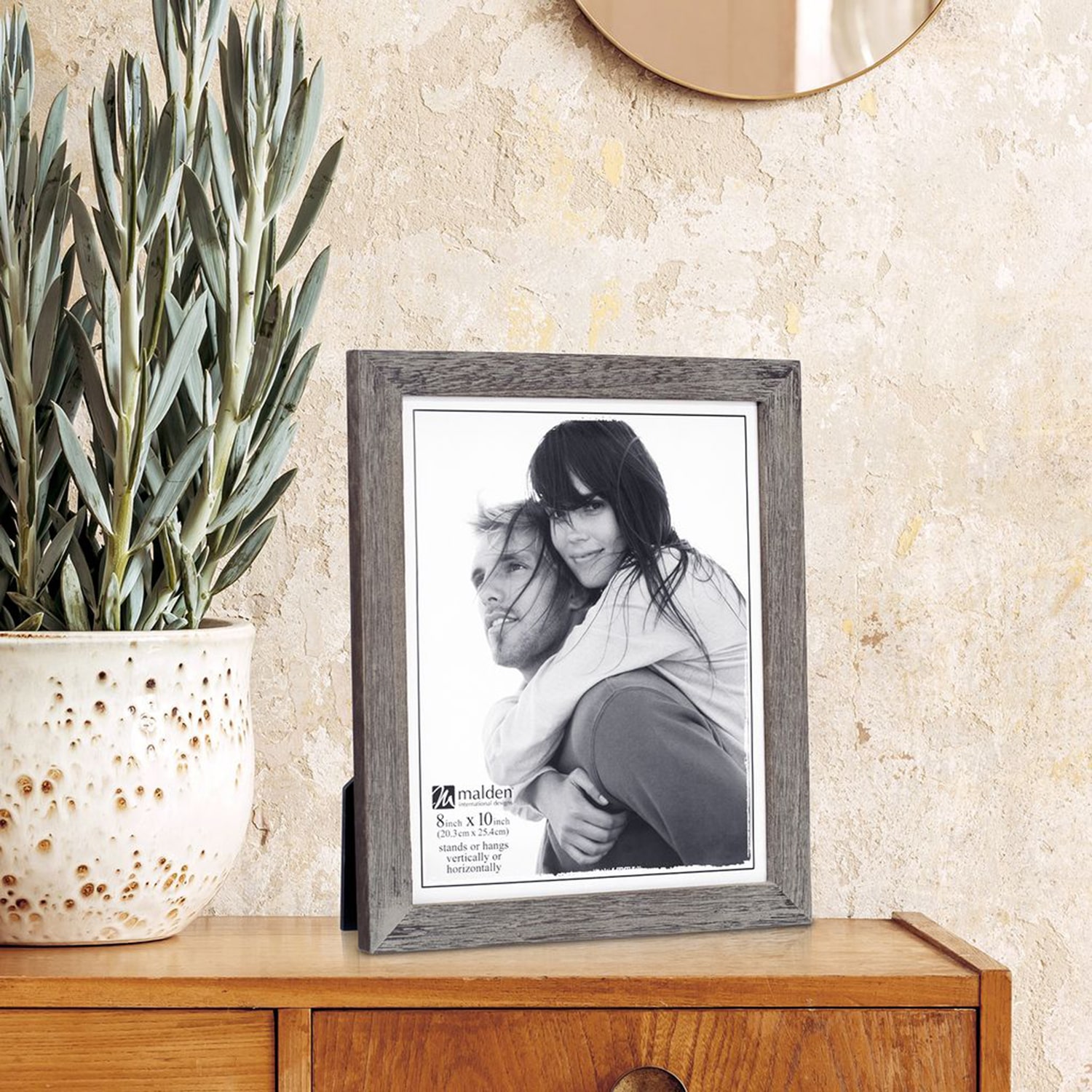 Malden 8x10 Gray Ridge Linear 4-pc. Picture Frame Set