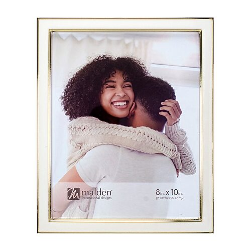 Malden 8x10 Gold W/white Epoxy 1-opening Tabletop Frame