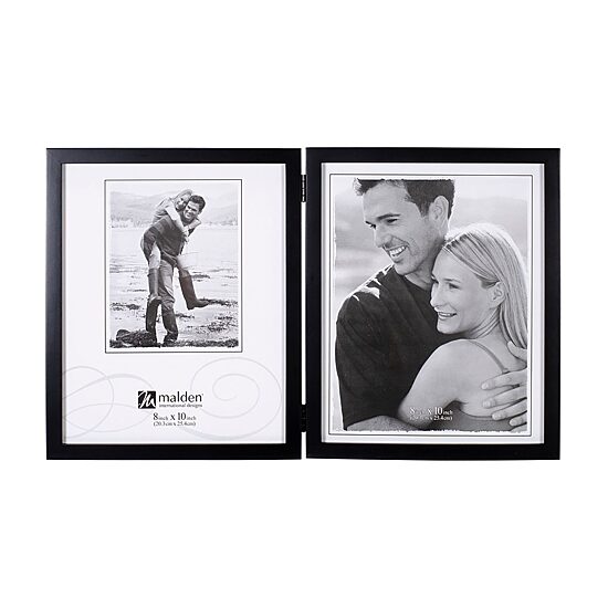 Malden 8x10 Dbl Vert Black Concepts 2-Opening Tabletop Frame