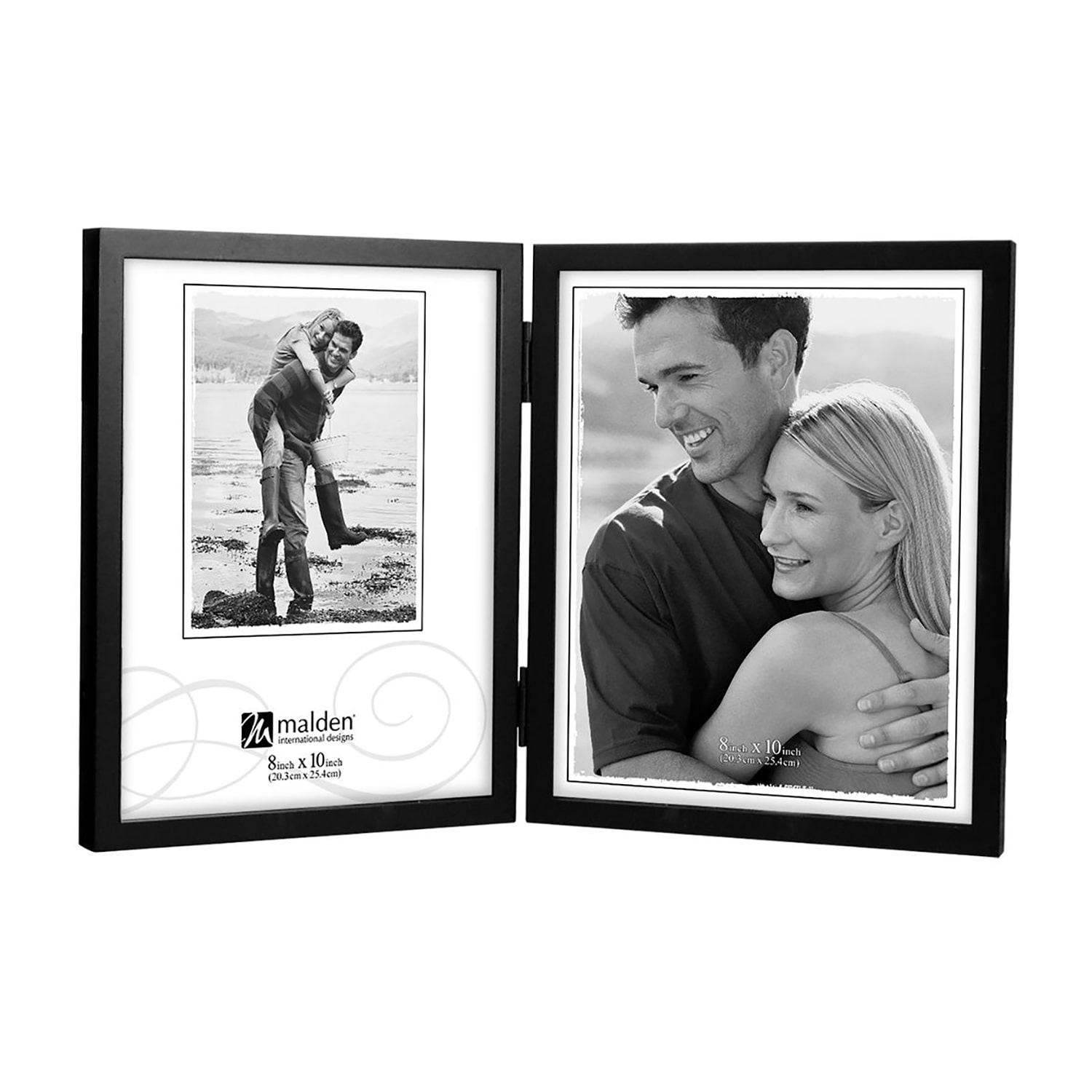 Malden 8x10 Dbl Vert Black Concepts 2-Opening Tabletop Frame