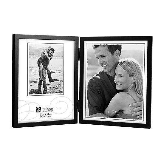 Malden 8x10 Dbl Vert Black Concepts 2-Opening Tabletop Frame