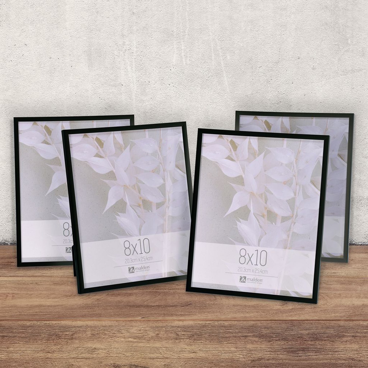 Malden 4pk 8x10 Tt Black 4-pc. Picture Frame Set
