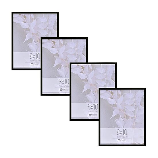 Malden 4pk 8x10 Tt Black 4-pc. Picture Frame Set
