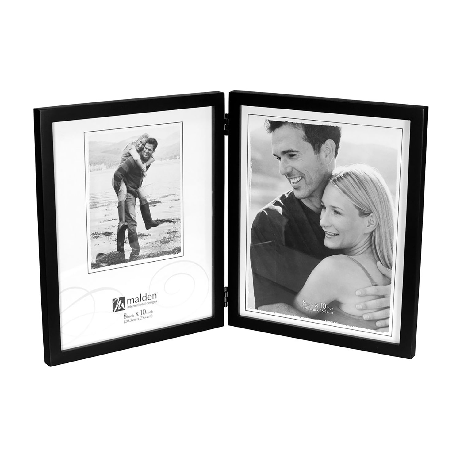 Malden 8x10 Dbl Vert Black Concepts 2-Opening Tabletop Frame