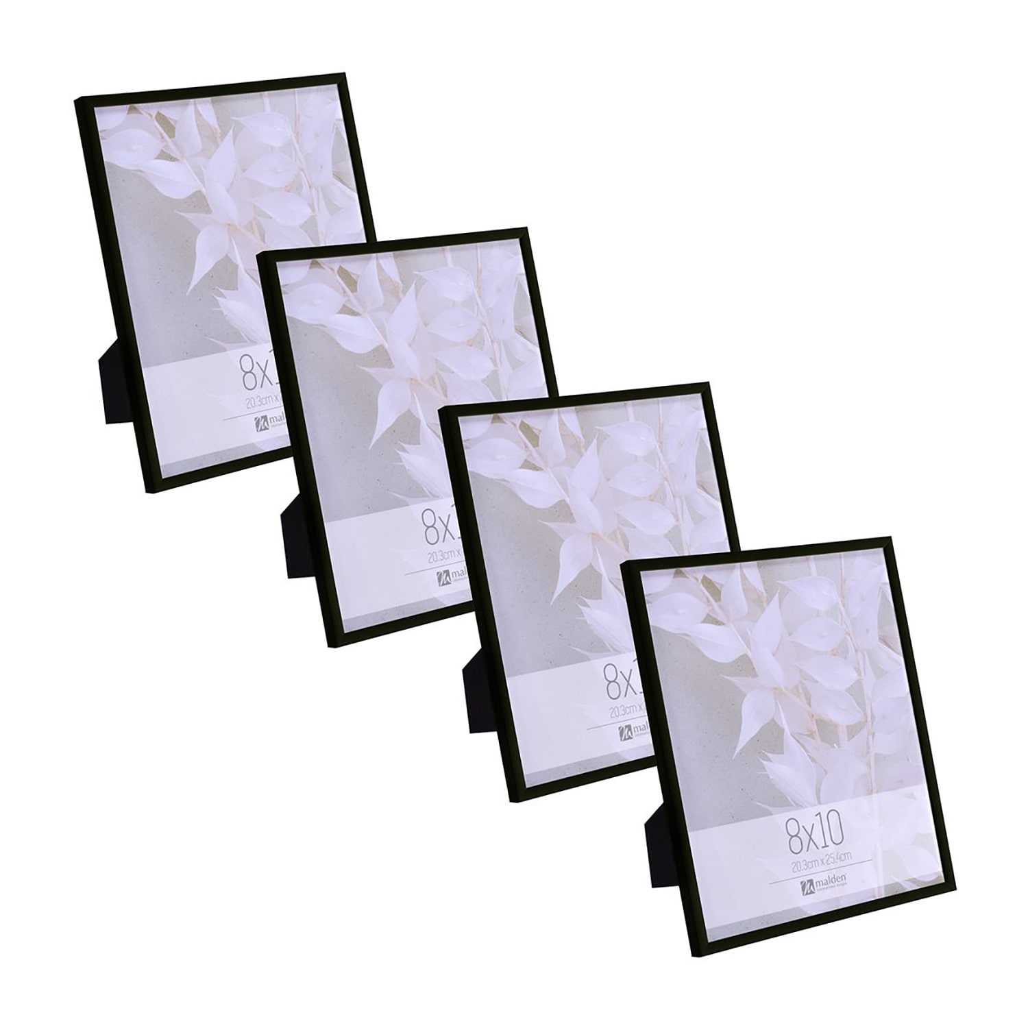 Malden 4pk 8x10 Tt Black 4-pc. Picture Frame Set