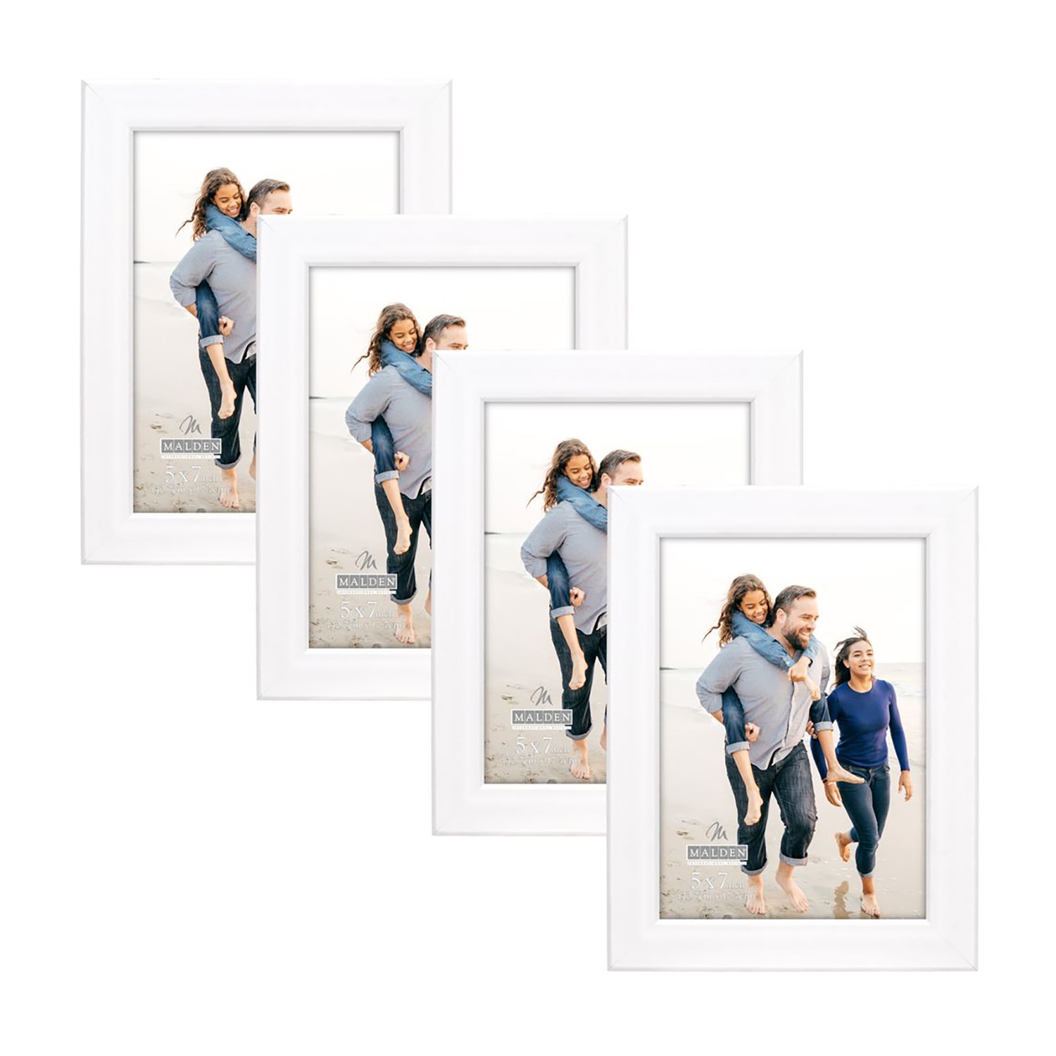 Malden 4pk. 5x7 White Mjr Gv 4-pc. Picture Frame Set