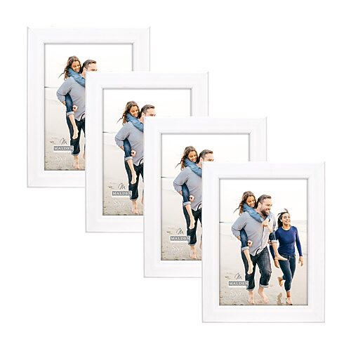 Malden 4pk. 5x7 White Mjr Gv 4-pc. Picture Frame Set